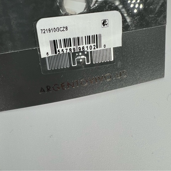 Argento Vivo CZ Chain Link Ring NWT - Picture 10 of 10